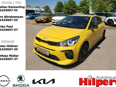 Brugt Kia Rio GT-Line 120 HK (88 kW) 2023 Gul Sedan
