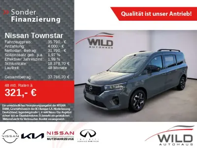 Neu Nissan Townstar Tekna 131 PS (96 kW) 2025 Grey urban Kombi