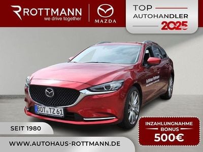 Brugt Mazda 6 Exclusive-Line 165 HK (121 kW) 2023 Rød Sedan