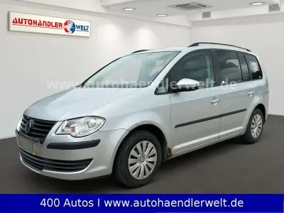 Gebraucht VW Touran Conceptline 102 PS (75 kW) 2009 Silber Van / Kleinbus