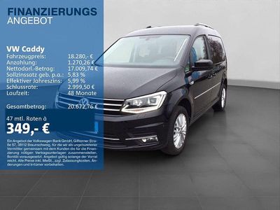 Occasion VW Caddy Highline 102 PK (75 kW) 2020 Zwart MPV
