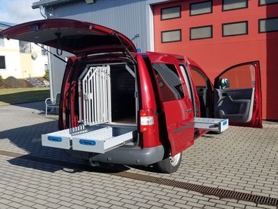 gebraucht VW Caddy Hundebox Hundetransporter K9 Hundefänger
