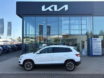 Gebraucht Skoda Karoq Clever 150 PS (110 kW) 2021 Weiß SUV