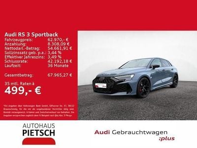 Gebraucht Audi RS3 Sportback Ambiente 400 PS (294 kW) 2025 Kemoragrau metallic Kleinwagen