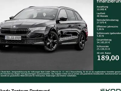 Second-hand Skoda Octavia SportLine 150 CP (110 kW) 2026 Negru Break