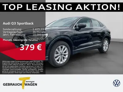 Gebraucht Audi Q3 Sportback Sport 190 PS (139 kW) 2023 Schwarz SUV