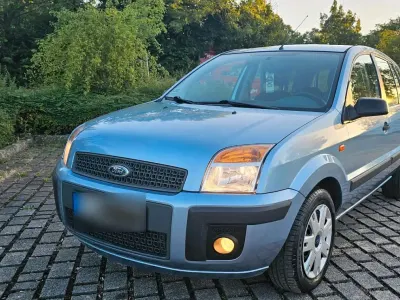 Gebraucht Ford Fusion 80 PS (58 kW) 2007 Blau Kleinwagen