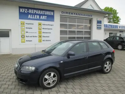 Gebraucht Audi A3 Attraction 105 PS (77 kW) 2006 Blau Kleinwagen