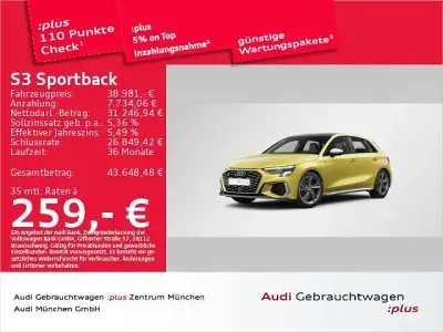 Gebraucht Audi S3 Basis 310 PS (228 kW) 2024 Pythongelb metallic Limousine