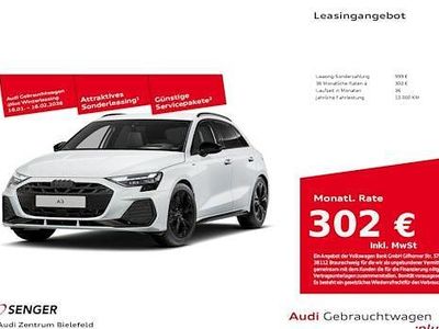 Gletscherweiß Gebraucht 2025 Audi A3 S-Line Limousine | 37.990 € (Fairer Preis)