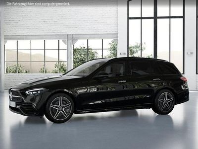 Schwarz Gebraucht 2025 Mercedes C300e AMG line Limousine | 46.490 € (Fairer Preis)