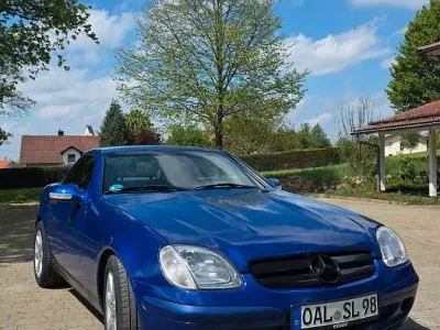 Gebraucht Mercedes SLK200 136 PS (100 kW) 1998 Blau Cabrio