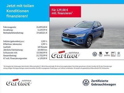 Gebraucht VW T-Roc Move 116 PS (85 kW) 2024 Ravennablau metallic SUV
