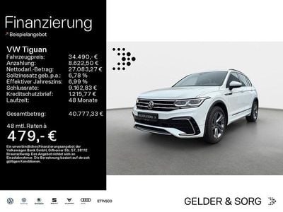 Usata VW Tiguan R-line 150 CV (110 kW) 2022 Bianco SUV