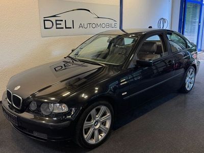 Schwarz Gebraucht 2002 BMW 318 Compact Sport Line Kleinwagen | 3.990 € (Teuer)