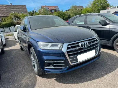 Käytetty Audi Q5 S-Line 252 HP (185 kW) 2018 Sininen Katumaasturi