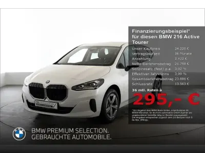 Gebraucht BMW 216 Active Tourer Luxury Line 122 PS (89 kW) 2025 Weiss Van / Kleinbus