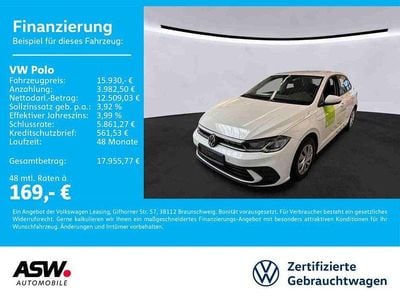 Gebraucht VW Polo Life 95 PS (69 kW) 2023 Weiß Kleinwagen