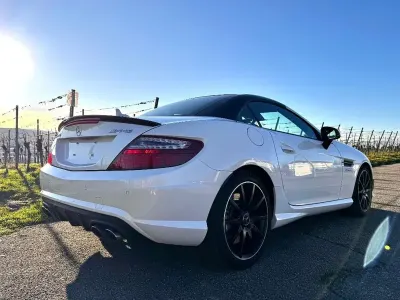 Gebraucht Mercedes SLK55 AMG AMG 421 PS (309 kW) 2015 Weiß Cabrio