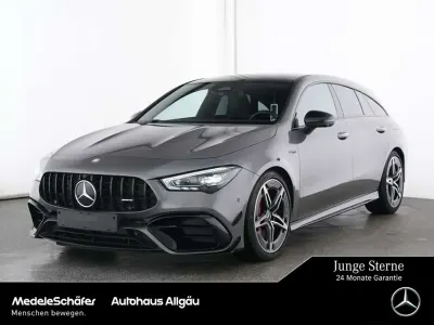 Gebraucht Mercedes CLA45 AMG Shooting Brake Premium Plus 421 PS (309 kW) 2025 Lack mountaingrau Kombi