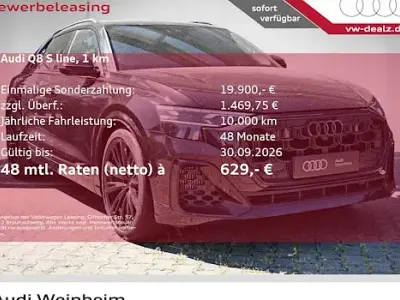 Neu Audi Q8 Ambiente 490 PS (360 kW) 2026 Schwarz SUV