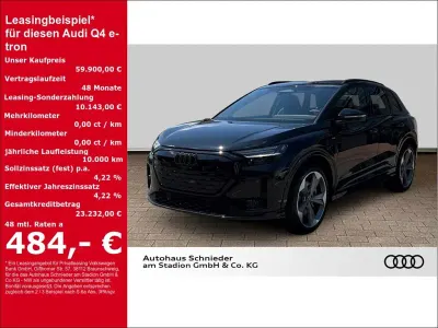 Neu Audi Q4 e-tron Performance 210 kW (286 PS) 2026 Schwarz SUV