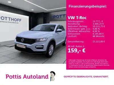 Gebraucht VW T-Roc 116 PS (85 kW) 2019 Silber SUV