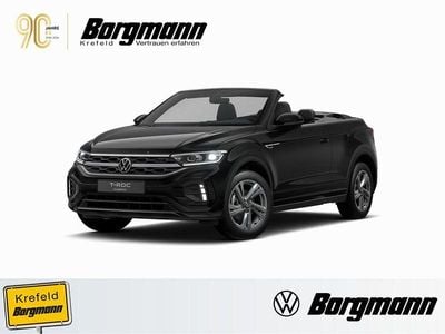 Gebraucht VW T-Roc Cabriolet R-line 150 PS (110 kW) 2025 Schwarz Cabrio