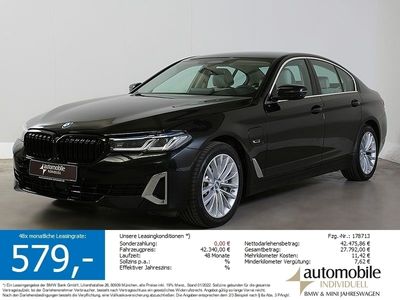 gebraucht BMW 530 e Luxury Line AHK ACC HuD Laser LiveCockpit