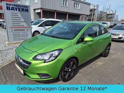 Gebraucht Opel Corsa Edition 101 PS (74 kW) 2015 Grün Kleinwagen