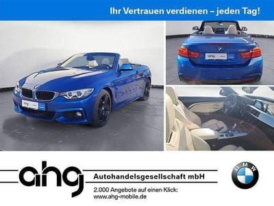Gebraucht BMW 430 Cabriolet M Sport 252 PS (185 kW) 2016 Estoril blau metallic Cabrio