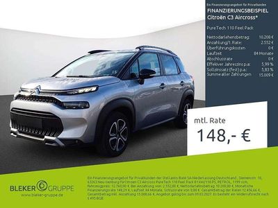 Gebraucht Citroën C3 Aircross Feel 110 PS (80 kW) 2023 Lack grau artense/typ aussenverkleidung metalliclackierung SUV