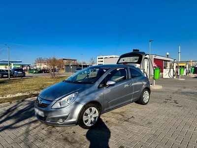 Gebraucht Opel Corsa 81 PS (59 kW) 2007 Silber Kleinwagen