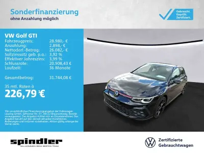 Gebraucht VW Golf VIII GTI 245 PS (180 kW) 2024 Deep black perleffekt Limousine