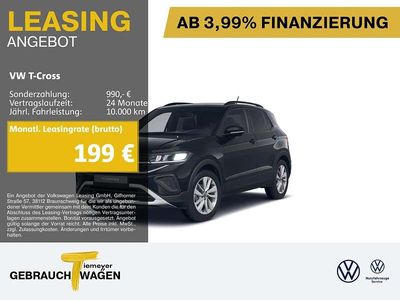 Schwarz Gebraucht 2025 VW T-Cross Goal SUV | 23.690 € (Guter Preis)