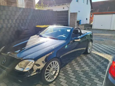 Brugt Mercedes SLK320 Edition 218 HK (160 kW) 2001 Sort Cabriolet