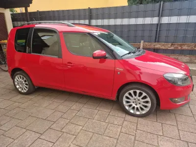Gebraucht Skoda Roomster Best of 85 PS (62 kW) 2015 Rot Van / Kleinbus