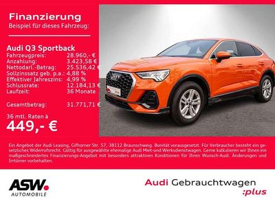 Gebraucht Audi Q3 150 PS (110 kW) 2021 Pulsorange SUV