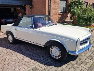 Gebraucht Mercedes SL280 170 PS (125 kW) 1969 Weiß Cabrio