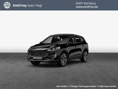 Gebraucht Ford Kuga Titanium 120 PS (88 kW) 2023 Agate black metallic SUV