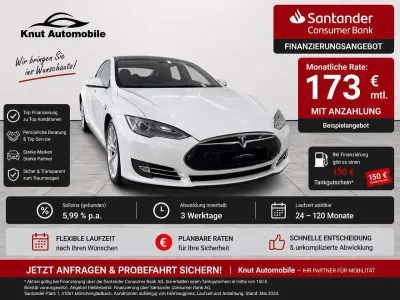 Usata Tesla Model S 269 kW (367 CV) 2013 Bianco Utilitaria