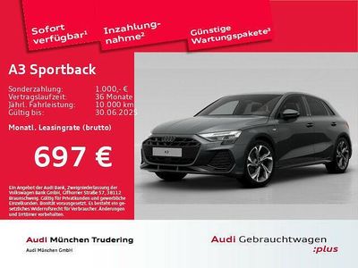 Gebraucht Audi A3 S-Line 150 PS (110 kW) 2025 Grau Limousine