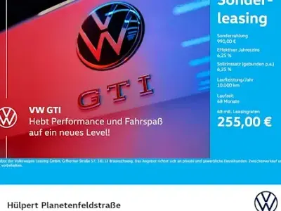 Brugt VW Golf VIII GTI 245 HK (180 kW) 2024 Grå Sedan
