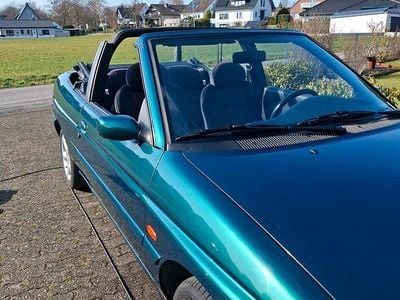 Gebraucht Ford Escort Cabriolet 90 PS (66 kW) 1995 Grün Cabrio