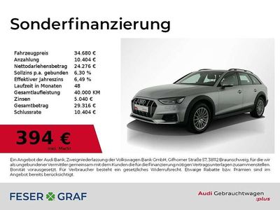 Gebraucht Audi A4 Allroad Business 204 PS (150 kW) 2022 Florettsilber metallic Kombi