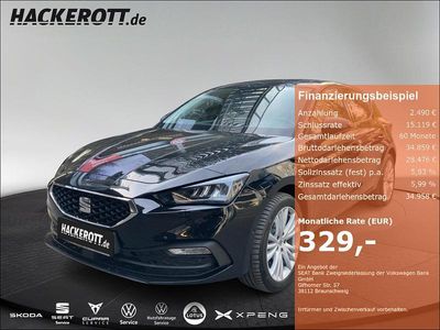 Begagnad Seat Leon Style 150 HK (110 kW) 2024 Svart Sedan