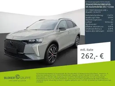 Gebraucht DS Automobiles DS7 Crossback Performance Line Plus 131 PS (96 kW) 2024 Lackierung lacquered grey/metallic klarlack SUV