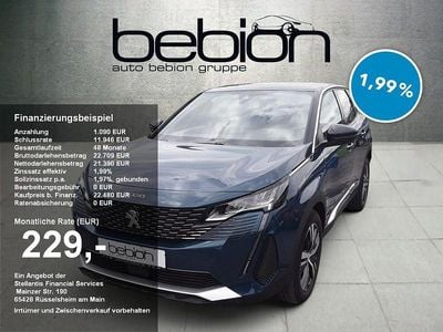 Gebraucht Peugeot 3008 Allure 131 PS (96 kW) 2023 Metfa celebes blau Limousine