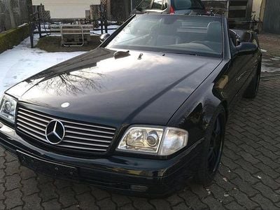 Gebraucht Mercedes SL500 AMG 306 PS (225 kW) 2000 Schwarz Cabrio