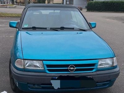 Gebraucht Opel Astra Cabriolet 71 PS (52 kW) 1994 Blau Cabrio
